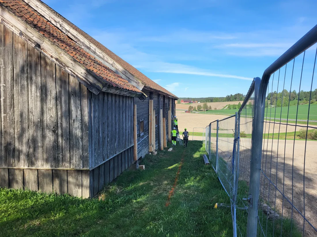 Restaurering av gamle hvam museum