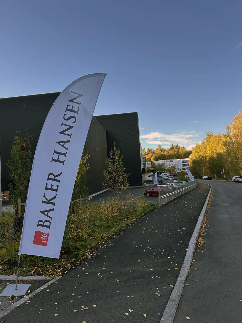 Baker Hansen sitt nye næringsbygg på Grini næringspark